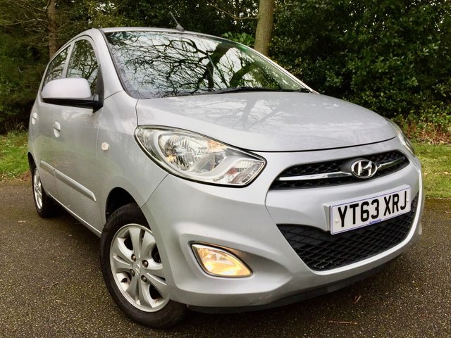2013 63 Hyundai I10 1.2 ACTIVE 5d AUTO 85 BHP ONLY 27,000 MILES//2 OWNER//X7 SERVICE HISTORY STAMPS
