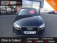 USED 2015 15 AUDI A3 2.0 TDI S LINE 5d 148 BHP FANTASTIC EXAMPLE+FULLY SERVICED+1 YEAR MOT+BREAKDOWN COVER