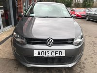USED 2013 13 VOLKSWAGEN POLO 1.2 MATCH TDI 3d 74 BHP AIR CON~ALLOYS~CD/AUX~&pound;20 ROAD TAX!