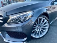 USED 2016 16 MERCEDES-BENZ C-CLASS 2.1 C220 D AMG LINE PREMIUM PLUS 4d 170 BHP FULL PANORAMIC GLASS SUNROOF