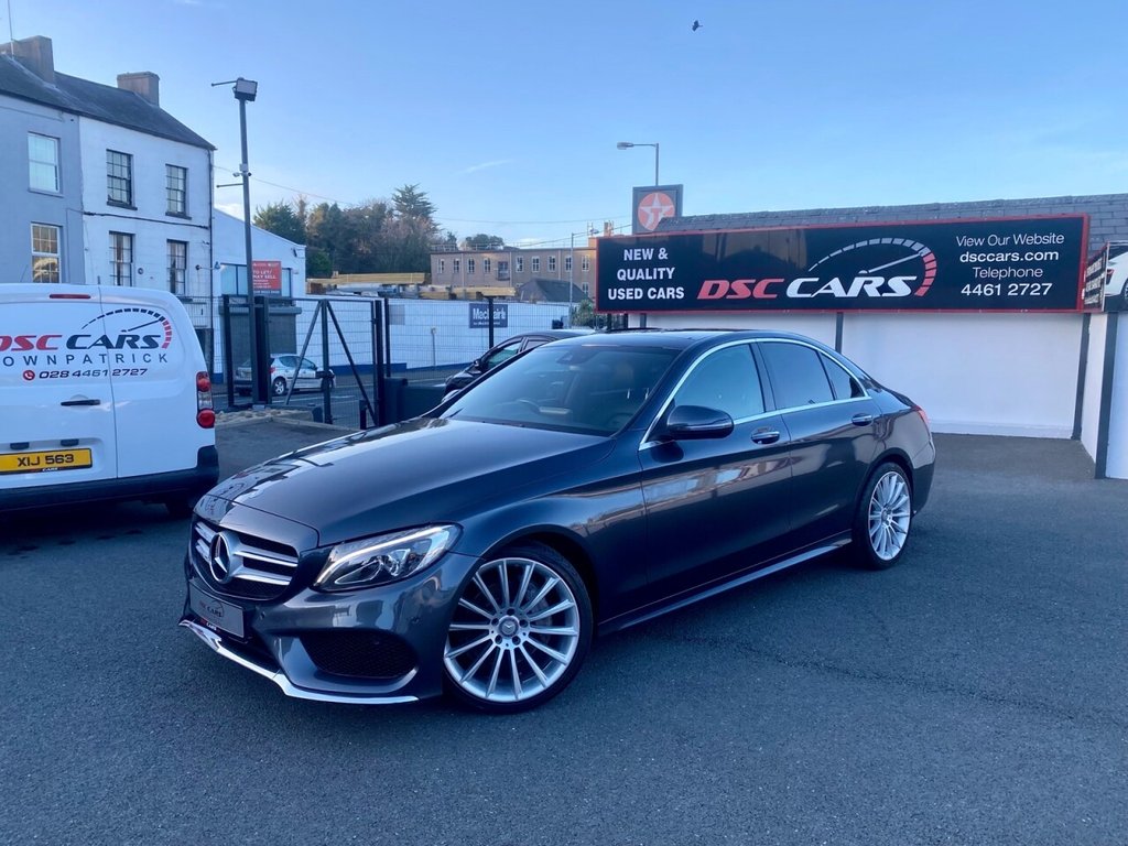 USED 2016 16 MERCEDES-BENZ C-CLASS 2.1 C220 D AMG LINE PREMIUM PLUS 4d 170 BHP FULL PANORAMIC GLASS SUNROOF