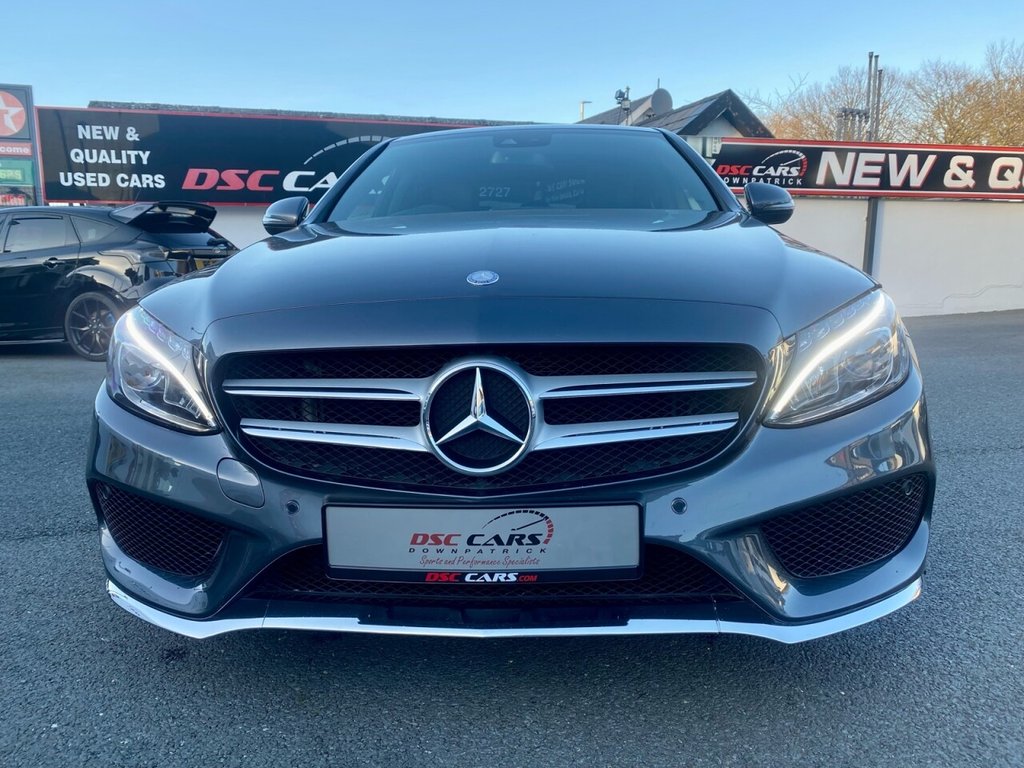 USED 2016 16 MERCEDES-BENZ C-CLASS 2.1 C220 D AMG LINE PREMIUM PLUS 4d 170 BHP FULL PANORAMIC GLASS SUNROOF