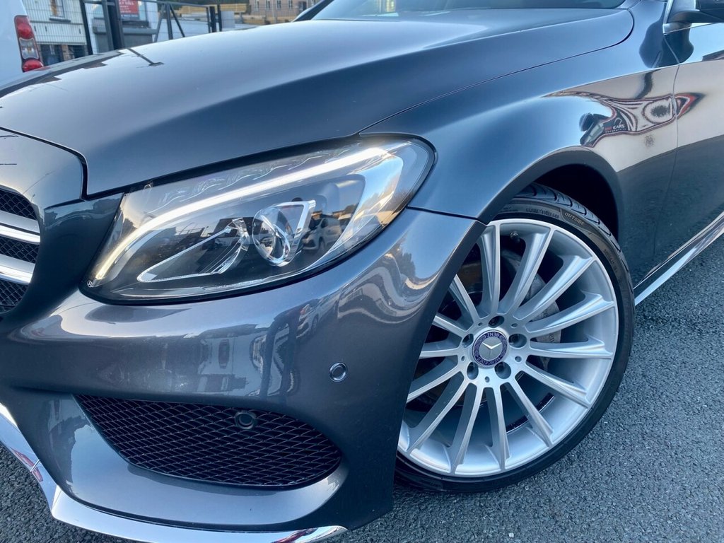 USED 2016 16 MERCEDES-BENZ C-CLASS 2.1 C220 D AMG LINE PREMIUM PLUS 4d 170 BHP FULL PANORAMIC GLASS SUNROOF