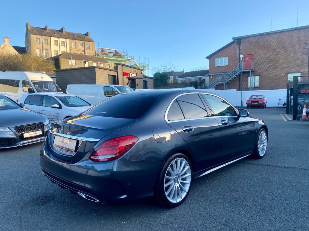 USED 2016 16 MERCEDES-BENZ C-CLASS 2.1 C220 D AMG LINE PREMIUM PLUS 4d 170 BHP FULL PANORAMIC GLASS SUNROOF