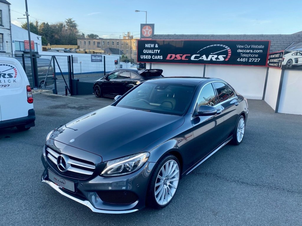 USED 2016 16 MERCEDES-BENZ C-CLASS 2.1 C220 D AMG LINE PREMIUM PLUS 4d 170 BHP FULL PANORAMIC GLASS SUNROOF