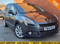 USED 2012 12 PEUGEOT 5008 1.6 HDI ALLURE 5d 112 BHP LOW MILES - 7 SEATS - DIESEL