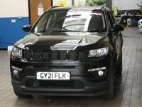USED 2021 21 JEEP COMPASS 1.4 MULTIAIR II NIGHT EAGLE 5d 138 BHP SAT NAV PART LEATHER REAR VIEW CAMERA