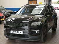 USED 2021 21 JEEP COMPASS 1.4 MULTIAIR II NIGHT EAGLE 5d 138 BHP SAT NAV PART LEATHER REAR VIEW CAMERA
