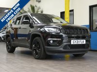 USED 2021 21 JEEP COMPASS 1.4 MULTIAIR II NIGHT EAGLE 5d 138 BHP SAT NAV PART LEATHER REAR VIEW CAMERA