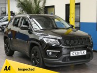 USED 2021 21 JEEP COMPASS 1.4 MULTIAIR II NIGHT EAGLE 5d 138 BHP SAT NAV PART LEATHER REAR VIEW CAMERA
