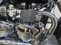 USED 2013 63 TRIUMPH BONNEVILLE AMERICA 865  WITH TRIUMPH LEATHER PANNIERS