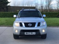 USED 2012 12 NISSAN NAVARA 2.5 DCI TEKNA 4X4 SHR DCB 188 BHP ** NO VAT * *  SAT NAV ** LOW MILES