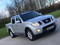 USED 2012 12 NISSAN NAVARA 2.5 DCI TEKNA 4X4 SHR DCB 188 BHP ** NO VAT * *  SAT NAV ** LOW MILES