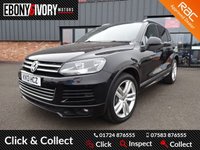 USED 2013 13 VOLKSWAGEN TOUAREG 3.0 V6 ALTITUDE TDI BLUEMOTION TECHNOLOGY 5d 202 BHP FANTASTIC EXAMPLE+FULLY SERVICED+1 YEAR MOT+BREAKDOWN COVER