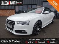 USED 2013 13 AUDI A5 2.0 TDI S LINE 2d 175 BHP FULLY SERVICED+1 YEAR MOT+BREAKDOWN COVER