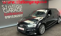 USED 2018 68 AUDI A3 1.0 SPORTBACK TFSI BLACK EDITION 5d 114 BHP RARE AUTO BLACK EDITION + FUL NAV & APPLE PLAY