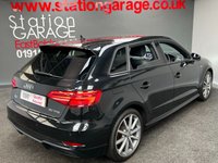 USED 2018 68 AUDI A3 1.0 SPORTBACK TFSI BLACK EDITION 5d 114 BHP RARE AUTO BLACK EDITION + FUL NAV & APPLE PLAY