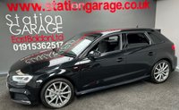 USED 2018 68 AUDI A3 1.0 SPORTBACK TFSI BLACK EDITION 5d 114 BHP RARE AUTO BLACK EDITION + FUL NAV & APPLE PLAY