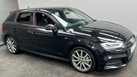 USED 2018 68 AUDI A3 1.0 SPORTBACK TFSI BLACK EDITION 5d 114 BHP RARE AUTO BLACK EDITION + FUL NAV & APPLE PLAY
