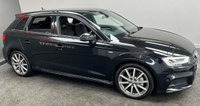 USED 2018 68 AUDI A3 1.0 SPORTBACK TFSI BLACK EDITION 5d 114 BHP RARE AUTO BLACK EDITION + FUL NAV & APPLE PLAY