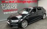 USED 2018 68 AUDI A3 1.0 SPORTBACK TFSI BLACK EDITION 5d 114 BHP RARE AUTO BLACK EDITION + FUL NAV & APPLE PLAY