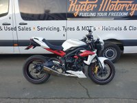 USED 2013 13 TRIUMPH STREET TRIPLE R  WITH ARROW RACE EXHAUST