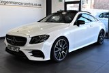 USED 2017 MERCEDES-BENZ E-CLASS 3.0 E 400 4MATIC AMG LINE PREMIUM PLUS 2d 329 BHP FULL SERVICE HISTORY + SATELLITE NAVIGATION + HEATED SEATS + GLASS PANORAMIC ROOF + ACTIVE PARK ASSIST + REAR VIEW CAMERA + 360 CAMERA + VIRTUAL COCKPIT + BURMEISTER SOUND SYSTEM + CRUISE CONTROL + ELECTRICAL LUMBAR SUPPORT