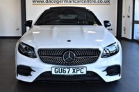 USED 2017 MERCEDES-BENZ E-CLASS 3.0 E 400 4MATIC AMG LINE PREMIUM PLUS 2d 329 BHP FULL SERVICE HISTORY + SATELLITE NAVIGATION + HEATED SEATS + GLASS PANORAMIC ROOF + ACTIVE PARK ASSIST + REAR VIEW CAMERA + 360 CAMERA + VIRTUAL COCKPIT + BURMEISTER SOUND SYSTEM + CRUISE CONTROL + ELECTRICAL LUMBAR SUPPORT
