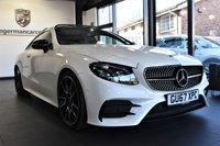 USED 2017 MERCEDES-BENZ E-CLASS 3.0 E 400 4MATIC AMG LINE PREMIUM PLUS 2d 329 BHP FULL SERVICE HISTORY + SATELLITE NAVIGATION + HEATED SEATS + GLASS PANORAMIC ROOF + ACTIVE PARK ASSIST + REAR VIEW CAMERA + 360 CAMERA + VIRTUAL COCKPIT + BURMEISTER SOUND SYSTEM + CRUISE CONTROL + ELECTRICAL LUMBAR SUPPORT