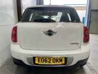 USED 2012 62 MINI COUNTRYMAN 2.0 COOPER D 5d 110 BHP Rear Sensors,DAB,Bluetooth