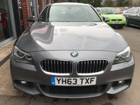USED 2013 63 BMW 5 SERIES 2.0 520D M SPORT 4d 181 BHP 12 MONTHS MOT HPI CLEAR 2 KEYS