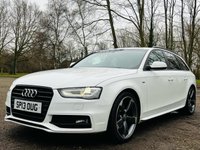 USED 2013 62 AUDI A4 AVANT 2.0 TDI S-LINE BLACK EDITION 5d 174 BHP VIEWING HIGHLY RECOMMENDED