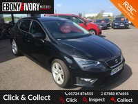 USED 2014 64 SEAT LEON 2.0 TDI FR TECHNOLOGY DSG 5d 184 BHP FULLY SERVICED+1 YEAR MOT+BREAKDOWN COVER