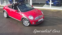 USED 2013 13 MINI ROADSTER 1.6 COOPER 2d 120 BHP 