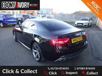 USED 2012 62 AUDI A5 2.0 TDI BLACK EDITION 2d 177 BHP FULLY SERVICED+1 YEAR MOT+BREAKDOWN COVER
