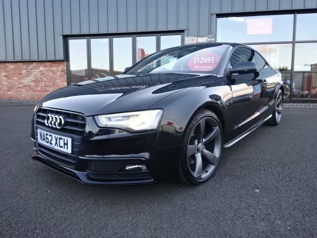 2012 62 Audi A5 2.0 TDI BLACK EDITION 2d 177 BHP