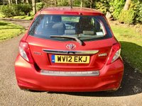 USED 2012 12 TOYOTA YARIS 1.3 VVT-I TR 5d AUTO 98 BHP 2 OWNER//ONLY 15,000 MILES//FULL TOYOTA/SPECIALIST SERVICING X9 STAMPS//PARKING CAMERA AND SENSORS//X2 NEW FRONT TYRES AUTO 98 BHP 2 OWNER//ONLY 15,000 MILES//FULL TOYOTA/SPECIALIST SERVICING X9 STAMPS//PARKING CAMERA AND SENSORS