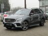 USED 2018 18 MERCEDES-BENZ GLE-CLASS 2.1 GLE 250 D 4MATIC AMG NIGHT EDITION PREMIUM PLUS 5d 201 BHP Finished in SELENITE GREY METALLIC with contrasting EBONY HEATED LEATHER trim. This GLE is an upmarket SUV with a high quality interior and plenty of space inside. This SUV has arguably the poshest feeling cabin in its class. It has great Interior space and a generous size boot. Other features include Panoramic Roof, Sat Nav, Full Heated Memory Leather Seats, DAB Radio, B/Tooth, Rear View Camera, Power Boot and much more. Dealer serviced.