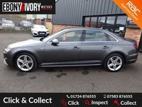 USED 2017 67 AUDI A4 2.0 TDI S LINE 4d 148 BHP FULL AUDI SERVICE HISTORY + 1 YEAR MOT AND BREAKDOWN COVER