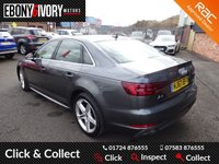 USED 2017 67 AUDI A4 2.0 TDI S LINE 4d 148 BHP FULL AUDI SERVICE HISTORY + 1 YEAR MOT AND BREAKDOWN COVER