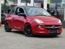 USED 2015 15 VAUXHALL ADAM 1.2 SLAM 3d 69 BHP Finished in RED AND ROLL metalic with contrasting SUPERHEROS BLACK Trim. This nimble good looking small hatch is a great choice if you are looking for a small car. It packs a host of features which include, DAB radio, B/Tooth, Cruise Control, LED Day Lights, 17" Black Alloys and much more. Dealer serviced at 8067 miles, 13308 miles, 32769 miles, 42396 miles and at 55488 miles.