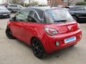 USED 2015 15 VAUXHALL ADAM 1.2 SLAM 3d 69 BHP Finished in RED AND ROLL metalic with contrasting SUPERHEROS BLACK Trim. This nimble good looking small hatch is a great choice if you are looking for a small car. It packs a host of features which include, DAB radio, B/Tooth, Cruise Control, LED Day Lights, 17" Black Alloys and much more. Dealer serviced at 8067 miles, 13308 miles, 32769 miles, 42396 miles and at 55488 miles.