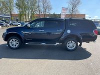 USED 2014 64 MITSUBISHI L200 2.5 DI-D 4X4 BARBARIAN LB DCB 175 BHP NO VAT+HARD TOP TRUCKMAN CANOPY+REAR LOAD COVER+NO VAT+AUTOMATIC+BIG SPEC+FULL LEATHER+1 FULL YEARS MOT PRIOR TO COLLECTION+FINANCE AND EXTENDED WARRANTY AVAILABLE ON THIS USED VEHICLE!!!!