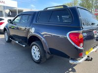 USED 2014 64 MITSUBISHI L200 2.5 DI-D 4X4 BARBARIAN LB DCB 175 BHP NO VAT+HARD TOP TRUCKMAN CANOPY+REAR LOAD COVER+NO VAT+AUTOMATIC+BIG SPEC+FULL LEATHER+1 FULL YEARS MOT PRIOR TO COLLECTION+FINANCE AND EXTENDED WARRANTY AVAILABLE ON THIS USED VEHICLE!!!!