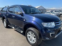 USED 2014 64 MITSUBISHI L200 2.5 DI-D 4X4 BARBARIAN LB DCB 175 BHP NO VAT+HARD TOP TRUCKMAN CANOPY+REAR LOAD COVER+NO VAT+AUTOMATIC+BIG SPEC+FULL LEATHER+1 FULL YEARS MOT PRIOR TO COLLECTION+FINANCE AND EXTENDED WARRANTY AVAILABLE ON THIS USED VEHICLE!!!!