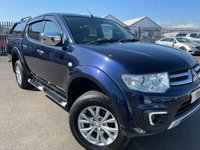 USED 2014 64 MITSUBISHI L200 2.5 DI-D 4X4 BARBARIAN LB DCB 175 BHP NO VAT+HARD TOP TRUCKMAN CANOPY+REAR LOAD COVER+NO VAT+AUTOMATIC+BIG SPEC+FULL LEATHER+1 FULL YEARS MOT PRIOR TO COLLECTION+FINANCE AND EXTENDED WARRANTY AVAILABLE ON THIS USED VEHICLE!!!!