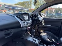 USED 2014 64 MITSUBISHI L200 2.5 DI-D 4X4 BARBARIAN LB DCB 175 BHP NO VAT+HARD TOP TRUCKMAN CANOPY+REAR LOAD COVER+NO VAT+AUTOMATIC+BIG SPEC+FULL LEATHER+1 FULL YEARS MOT PRIOR TO COLLECTION+FINANCE AND EXTENDED WARRANTY AVAILABLE ON THIS USED VEHICLE!!!!