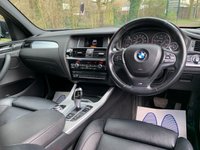 USED 2015 65 BMW X3 2.0 XDRIVE20D M SPORT 5d 188 BHP 65 BMW X3 2.0 DIESEL M-SPORT X-DRIVE AUTOMATIC SUV - 19 INCH UPGRADE ALLOYS - FULL BLACK LEATHER INTERIOR - FULL SERVICE HISTORY - SATELLITE NAVIGATION - PADDLE SHIFT GEARBOX