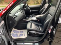 USED 2015 65 BMW X3 2.0 XDRIVE20D M SPORT 5d 188 BHP 65 BMW X3 2.0 DIESEL M-SPORT X-DRIVE AUTOMATIC SUV - 19 INCH UPGRADE ALLOYS - FULL BLACK LEATHER INTERIOR - FULL SERVICE HISTORY - SATELLITE NAVIGATION - PADDLE SHIFT GEARBOX