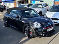 USED 2017 17 MINI CONVERTIBLE 2.0 JOHN COOPER WORKS 2d 228 BHP *** OVER &pound;6800 EXTRA'S  ***
